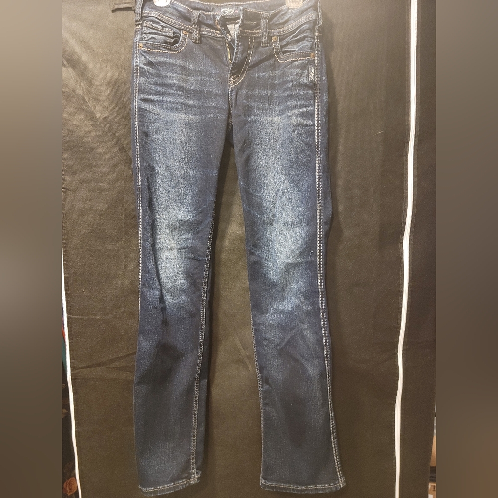 Silver Co. Dark Blue Denim Jeans